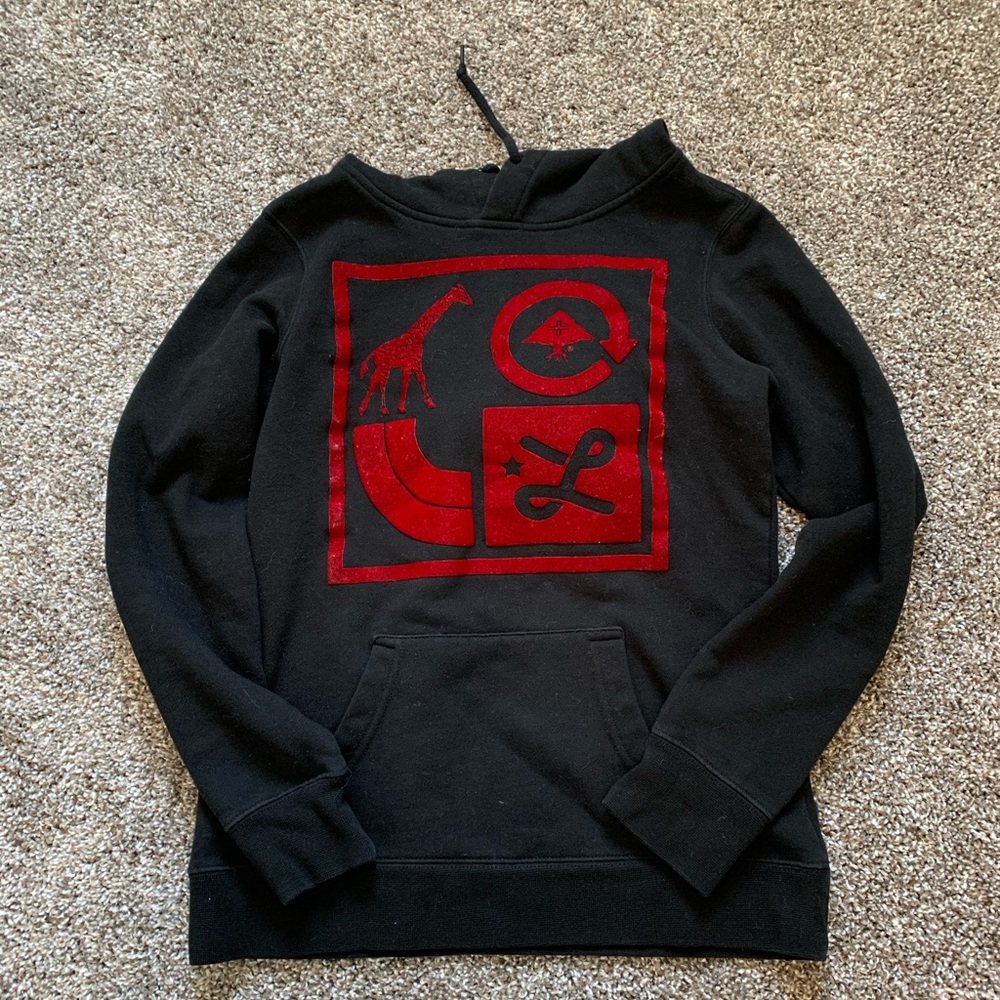LRG hoodie with velvet logo